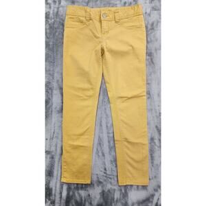 American Rag Super Skinny Low Rise Jeans Size 7-S SHORT Yellow Stretch Casual